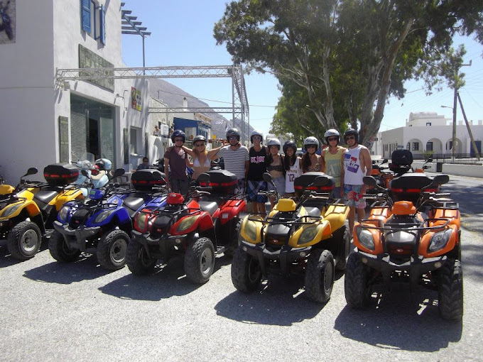 ATV rental booking Santorini